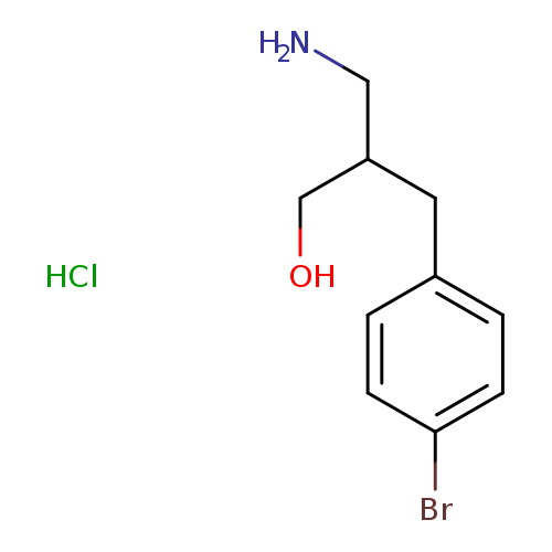 3-amino-2-[(4-bromophenyl)methyl]propan-1-ol hydrochloride