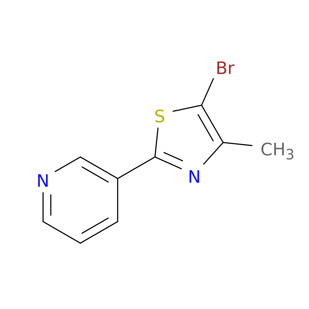 3-(5-bromo-4-methyl-1,3-thiazol-2-yl)pyridine