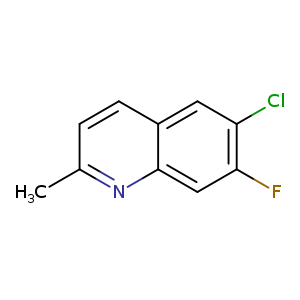 6-chloro-7-fluoro-2-methyl-quinoline
