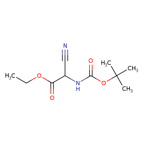 Acetic acid, cyano[[(1,1-dimethylethoxy)carbonyl]amino]-, ethyl ester