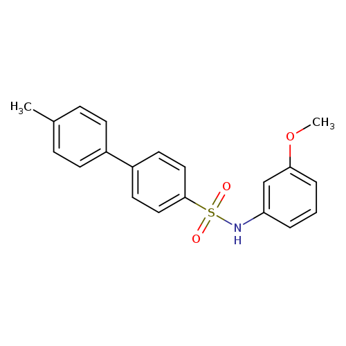 N-(3-methoxyphenyl)-4'-methyl-[1,1'-biphenyl]-4-sulfonamide