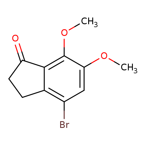 1H-Inden-1-one, 4-bromo-2,3-dihydro-6,7-dimethoxy-