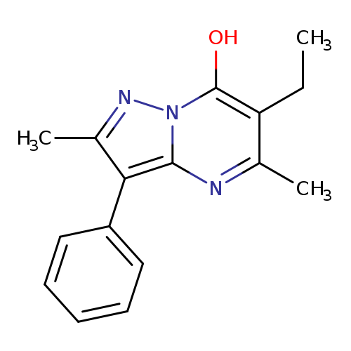 6-Ethyl-2,5-dimethyl-3-phenyl-pyrazolo[1,5-a]pyrimidin-7-ol