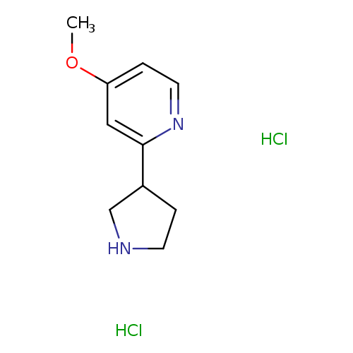 4-methoxy-2-(pyrrolidin-3-yl)pyridinedihydrochloride