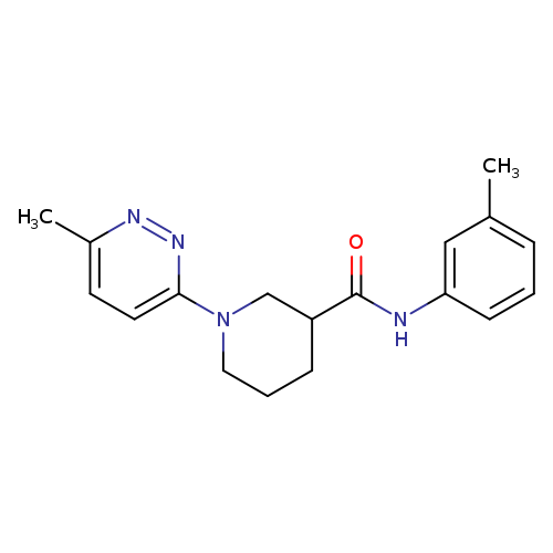 N-(3-methylphenyl)-1-(6-methylpyridazin-3-yl)piperidine-3-carboxamide