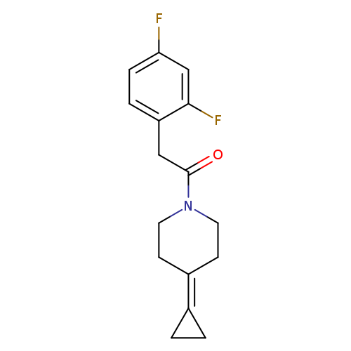 1-(4-cyclopropylidenepiperidin-1-yl)-2-(2,4-difluorophenyl)ethan-1-one