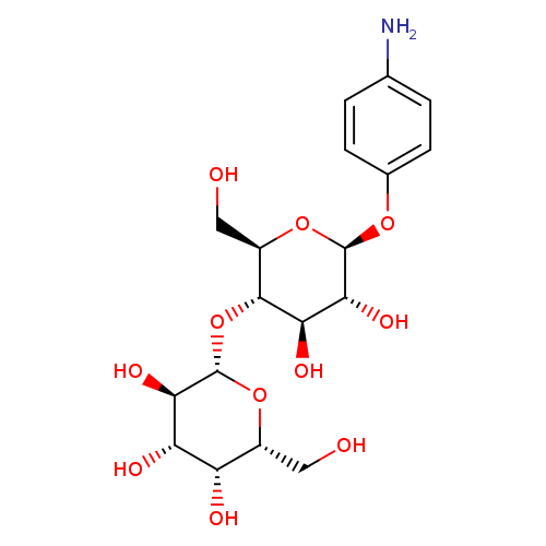 β-D-Glucopyranoside, 4-aminophenyl 4-O-β-D-galactopyranosyl-