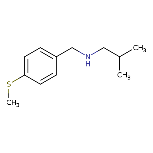 (2-methylpropyl)({[4-(methylsulfanyl)phenyl]methyl})amine