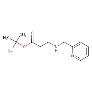 tert-butyl 3-{[(pyridin-2-yl)methyl]amino}propanoate