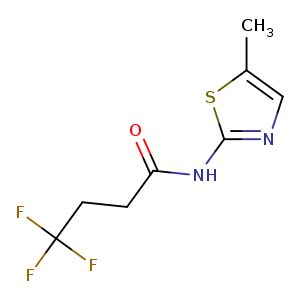 4,4,4-trifluoro-N-(5-methyl-1,3-thiazol-2-yl)butanamide
