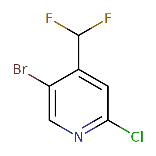 5-Bromo-2-chloro-4-(difluoromethyl)pyridine