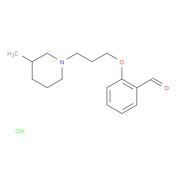 2-(3-(3-Methylpiperidin-1-yl)propoxy)benzaldehyde hydrochloride