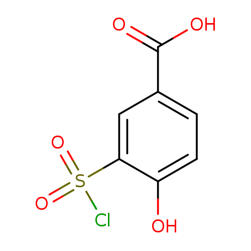 3-(chlorosulfonyl)-4-hydroxybenzoic acid