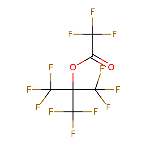 2,2,2-Trifluoro-1,1-bis(trifluoromethyl)ethyl=trifluoroacetate