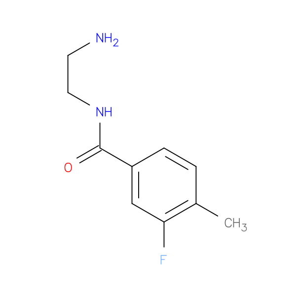 N-(2-aminoethyl)-3-fluoro-4-methylbenzamide