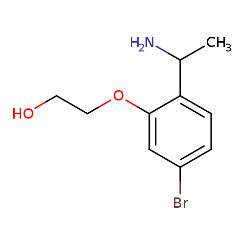 2-[2-(1-aminoethyl)-5-bromophenoxy]ethan-1-ol