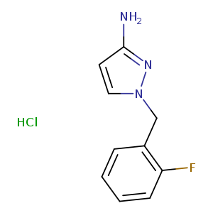 1-[(2-fluorophenyl)methyl]-1H-pyrazol-3-amine hydrochloride