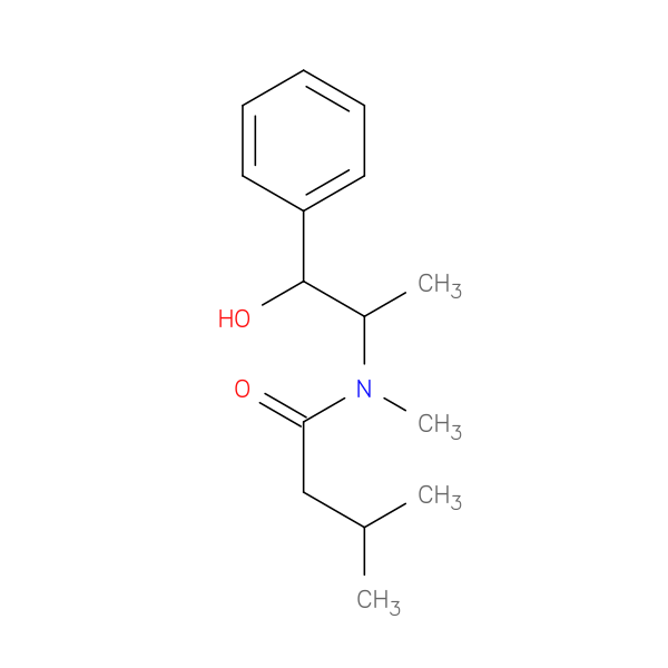 N-(2-hydroxy-1-methyl-2-phenylethyl)-N,3-dimethylbutanamide