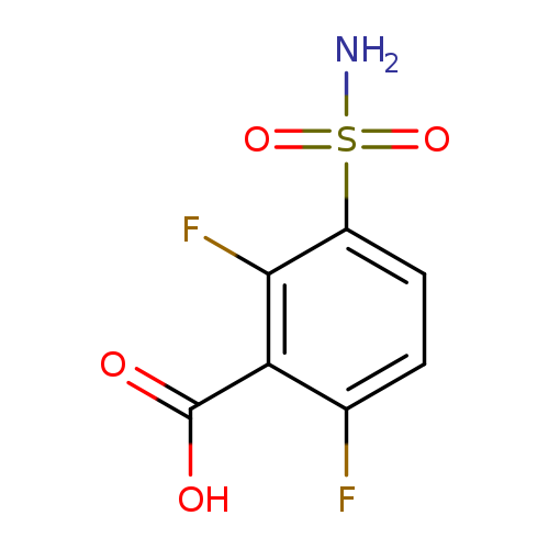 2,6-Difluoro-3-sulfamoylbenzoic acid
