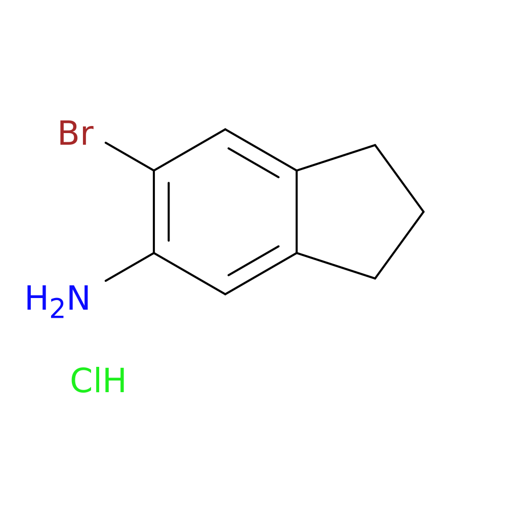 6-Bromo-2,3-dihydro-1H-inden-5-amine hydrochloride