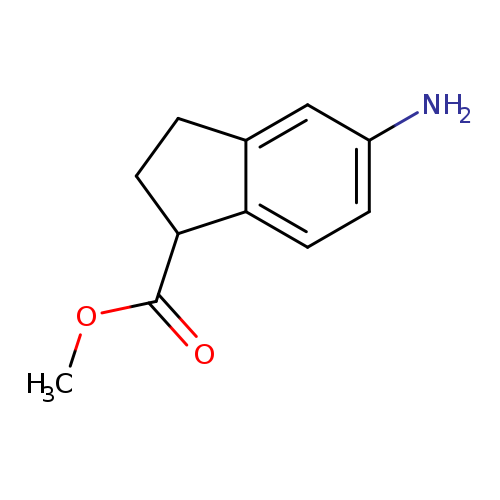 5-Amino-2,3-dihydro-1H-indene-1-carboxylic acid methyl ester