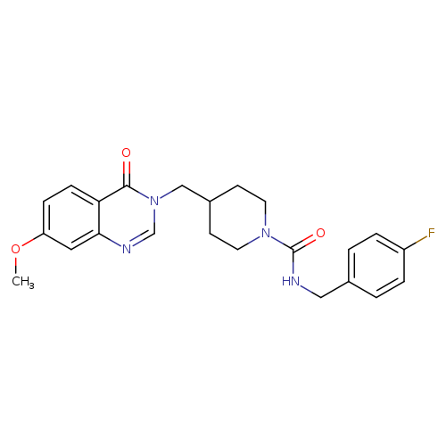 N-[(4-fluorophenyl)methyl]-4-[(7-methoxy-4-oxo-3,4-dihydroquinazolin-3-yl)methyl]piperidine-1-carboxamide