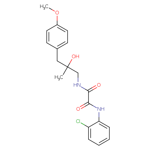 N-(2-chlorophenyl)-N'-[2-hydroxy-3-(4-methoxyphenyl)-2-methylpropyl]ethanediamide