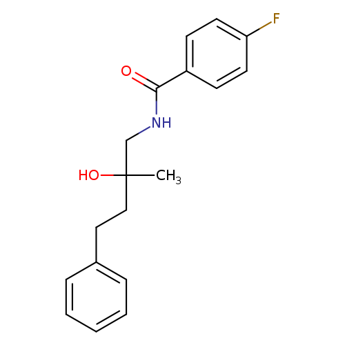 4-fluoro-N-(2-hydroxy-2-methyl-4-phenylbutyl)benzamide