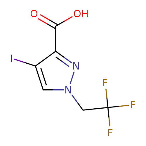 4-iodo-1-(2,2,2-trifluoroethyl)-1H-pyrazole-3-carboxylic acid