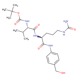 N-[(1,1-Dimethylethoxy)carbonyl]-L-valyl-N5-(aminocarbonyl)-N-[4-(hydroxymethyl)phenyl]-L-ornithinamide