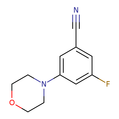 3-fluoro-5-(morpholin-4-yl)benzonitrile