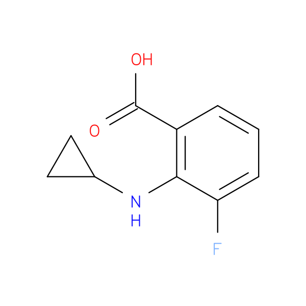2-(cyclopropylamino)-3-fluorobenzoic acid