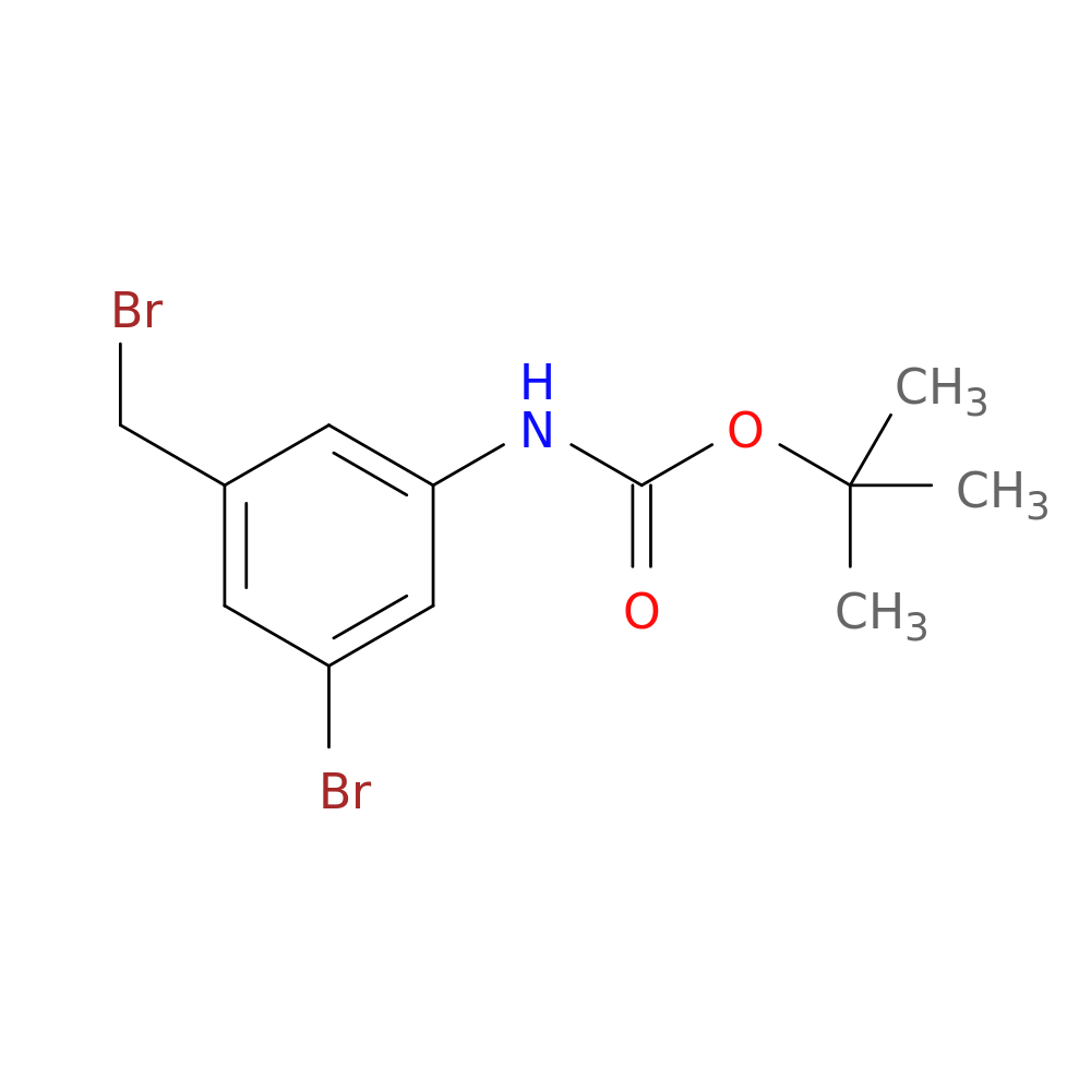 tert-butyl N-[3-bromo-5-(bromomethyl)phenyl]carbamate