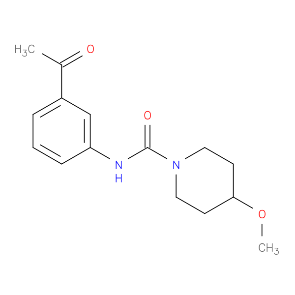 N-(3-acetylphenyl)-4-methoxypiperidine-1-carboxamide