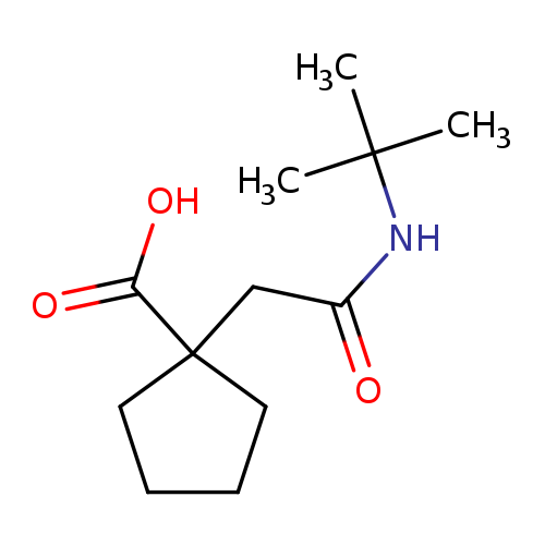 1-[2-(tert-Butylamino)-2-oxoethyl]cyclopentanecarboxylic acid