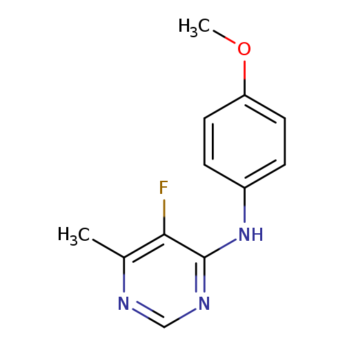 5-fluoro-N-(4-methoxyphenyl)-6-methylpyrimidin-4-amine