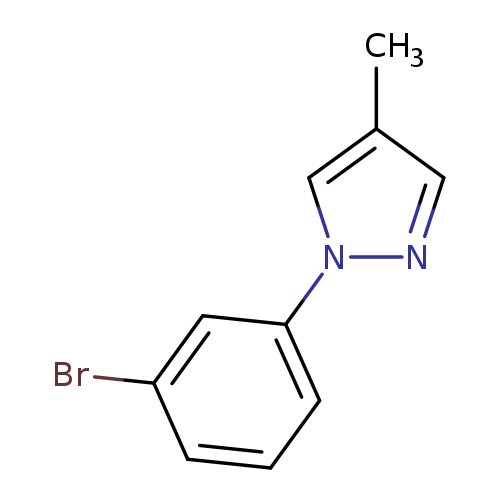 1-(3-bromophenyl)-4-methyl-1H-pyrazole