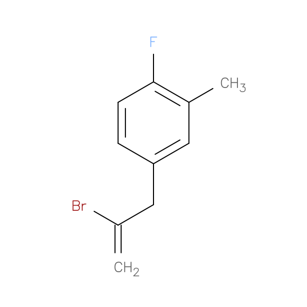 2-Bromo-3-(4-fluoro-3-methylphenyl)-1-propene