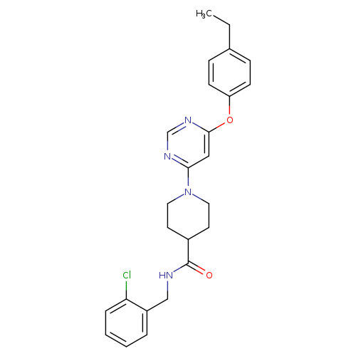 N-[(2-chlorophenyl)methyl]-1-[6-(4-ethylphenoxy)pyrimidin-4-yl]piperidine-4-carboxamide