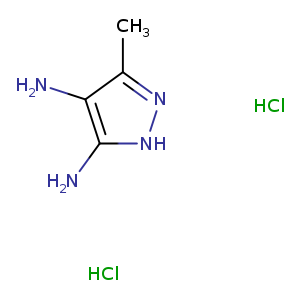 3-methyl-1H-pyrazole-4,5-diamine dihydrochloride