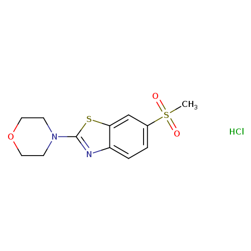 6-methanesulfonyl-2-(morpholin-4-yl)-1,3-benzothiazole hydrochloride