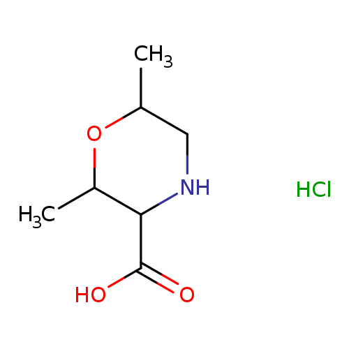 2,6-dimethylmorpholine-3-carboxylic acid hydrochloride