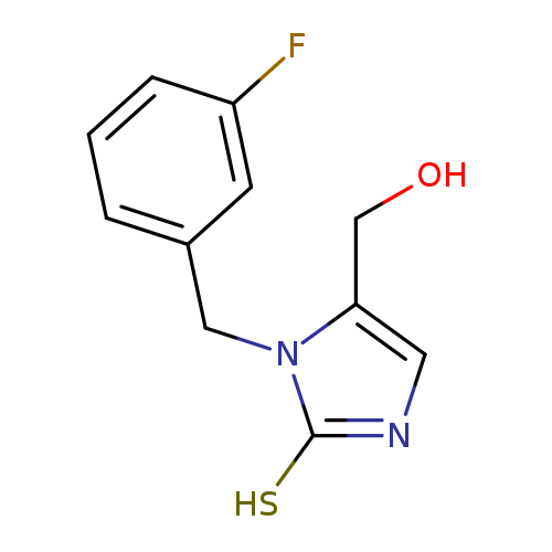 {1-[(3-fluorophenyl)methyl]-2-sulfanyl-1H-imidazol-5-yl}methanol