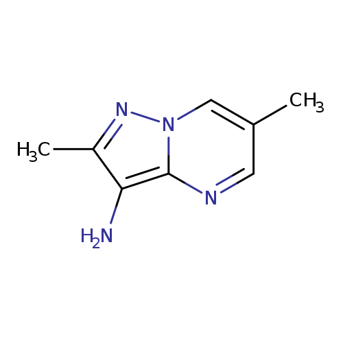 Pyrazolo[1,5-a]pyrimidin-3-amine,  2,6-dimethyl-