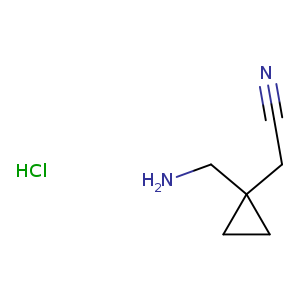 2-[1-(aminomethyl)cyclopropyl]acetonitrile hydrochloride