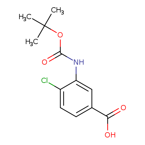 Benzoic acid, 4-chloro-3-[[(1,1-dimethylethoxy)carbonyl]amino]-