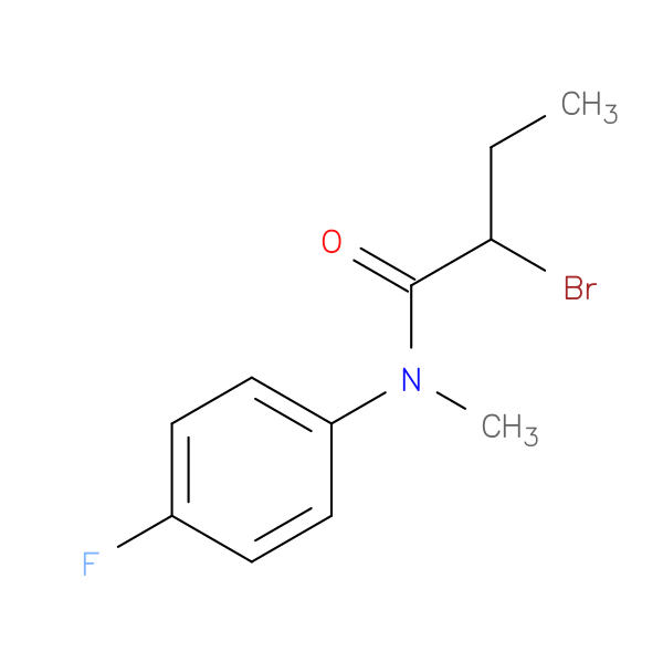 2-Bromo-n-(4-fluorophenyl)-n-methylbutanamide