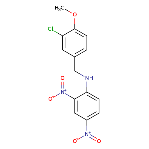 N-[(3-chloro-4-methoxyphenyl)methyl]-2,4-dinitroaniline
