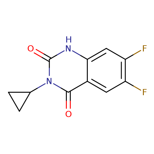 3-cyclopropyl-6,7-difluoro-1,2,3,4-tetrahydroquinazoline-2,4-dione