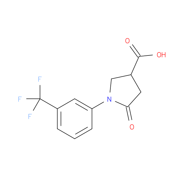 5-Oxo-1-[3-(trifluoromethyl)phenyl]pyrrolidine-3-carboxylic acid